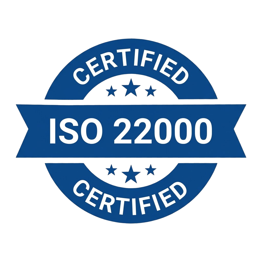 ISO 22000 food safety mgmt logo