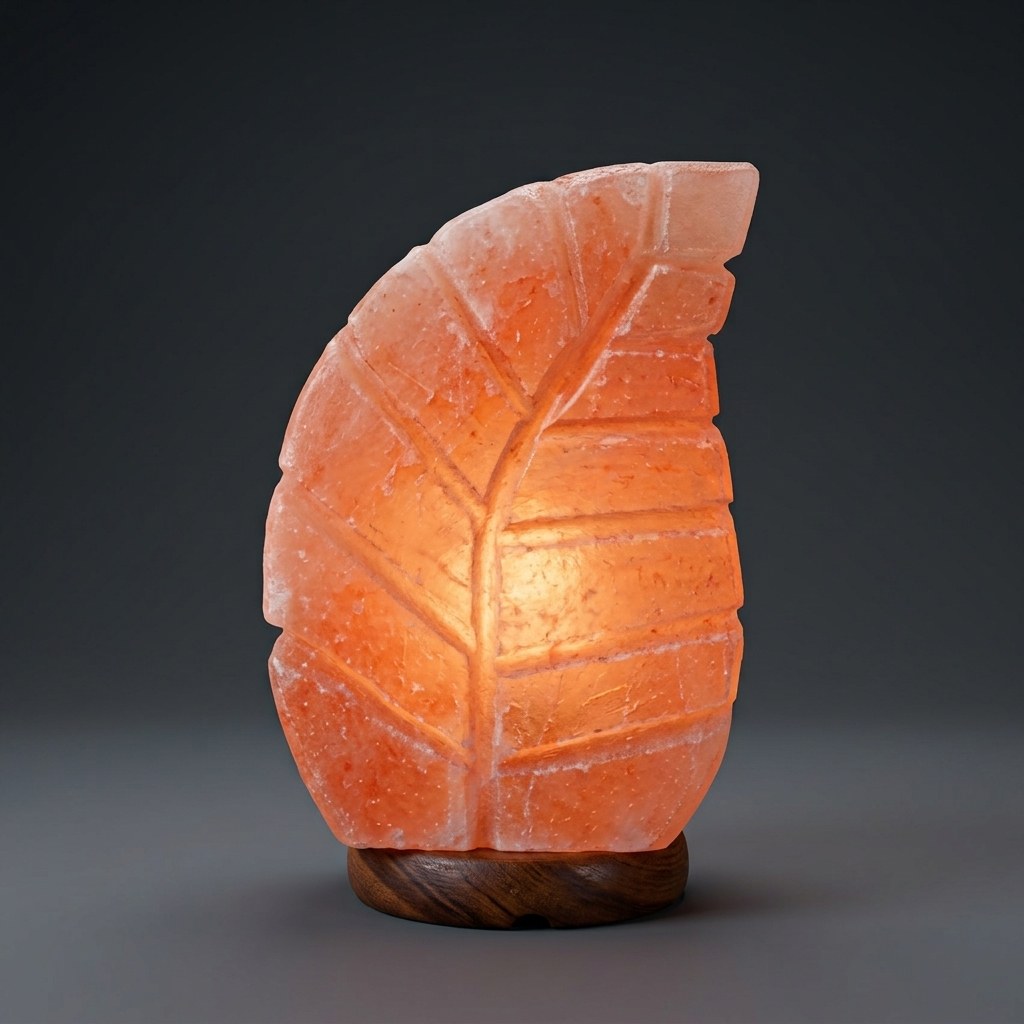 Rock Salt Lamp Leaf — Salt Lamps