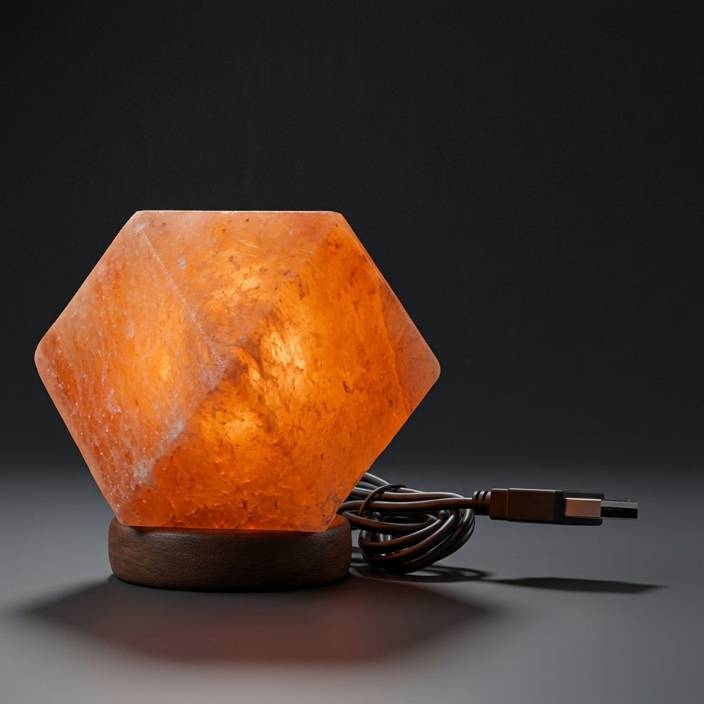 Color Changing USB Salt Lamp – Diamond — Salt Lamps