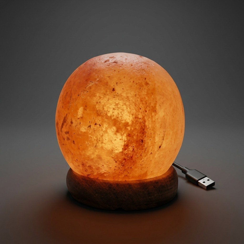 Color Changing USB Salt Lamp – Ball — Salt Lamps
