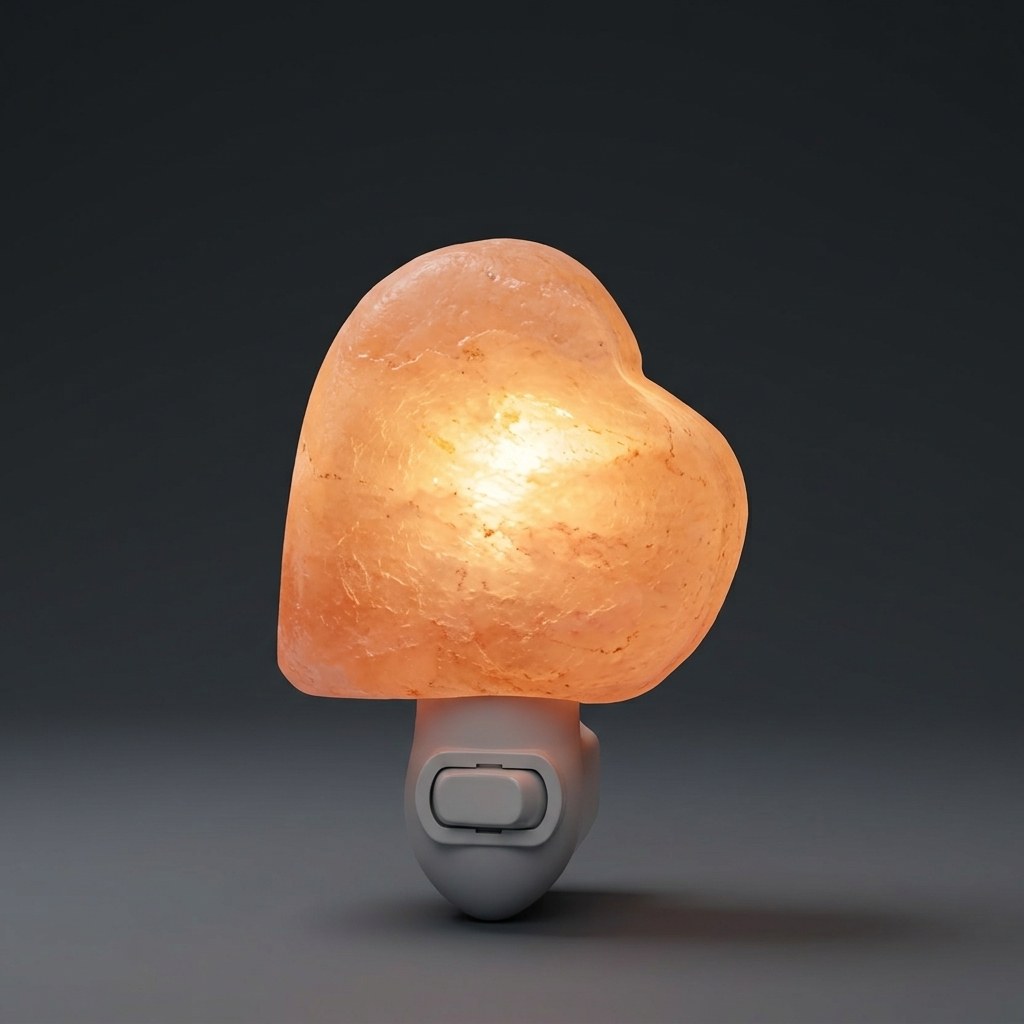 Himalayan Salt Night Light – Heart — Salt Lamps