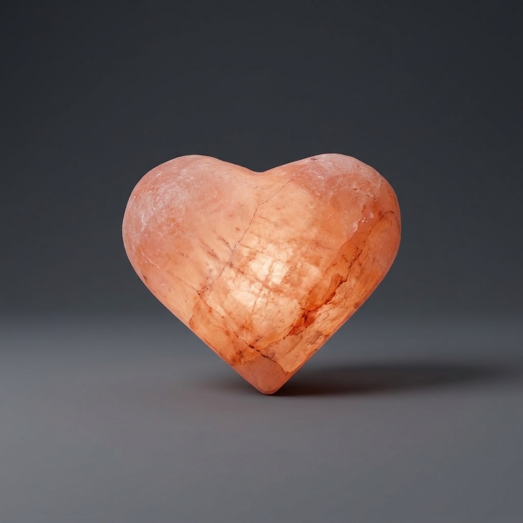 Himalayan Salt Heart Massager Stone — Health & Wellness